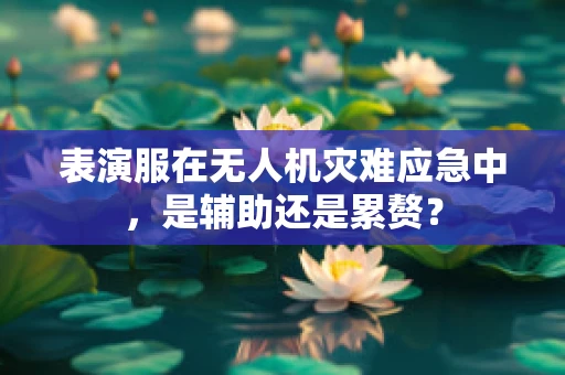 表演服在无人机灾难应急中，是辅助还是累赘？