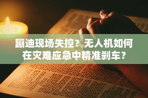 蹦迪现场失控？无人机如何在灾难应急中精准刹车？