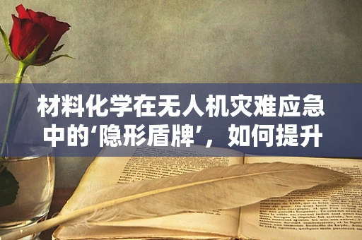 材料化学在无人机灾难应急中的‘隐形盾牌’，如何提升防护性能？
