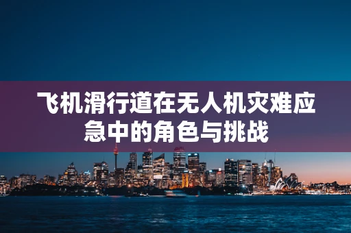 飞机滑行道在无人机灾难应急中的角色与挑战
