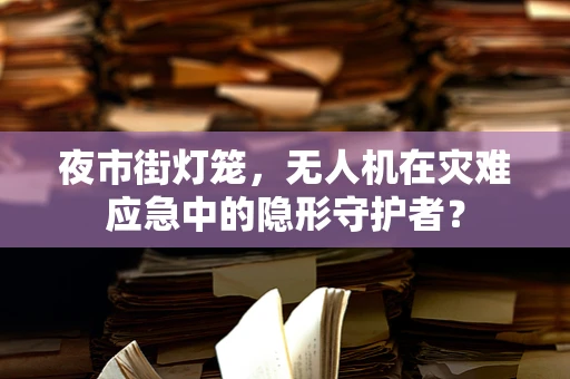夜市街灯笼，无人机在灾难应急中的隐形守护者？