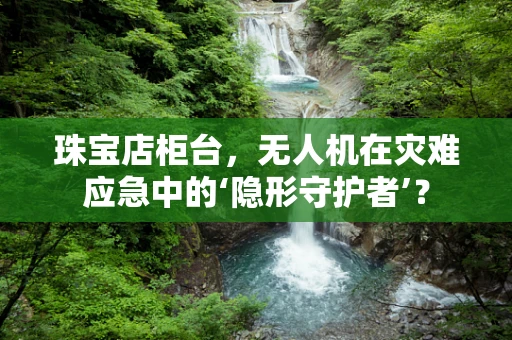 珠宝店柜台，无人机在灾难应急中的‘隐形守护者’？