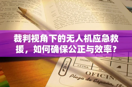 裁判视角下的无人机应急救援，如何确保公正与效率？