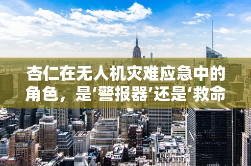 杏仁在无人机灾难应急中的角色，是‘警报器’还是‘救命稻草’？