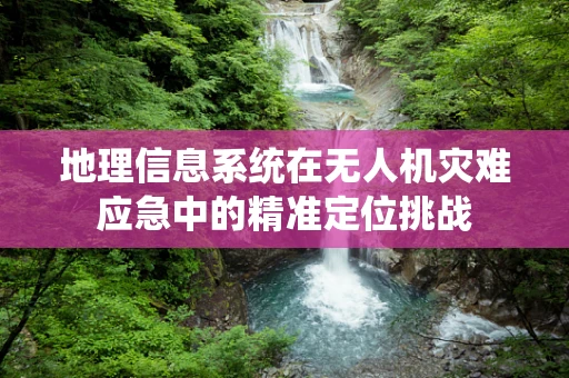 地理信息系统在无人机灾难应急中的精准定位挑战