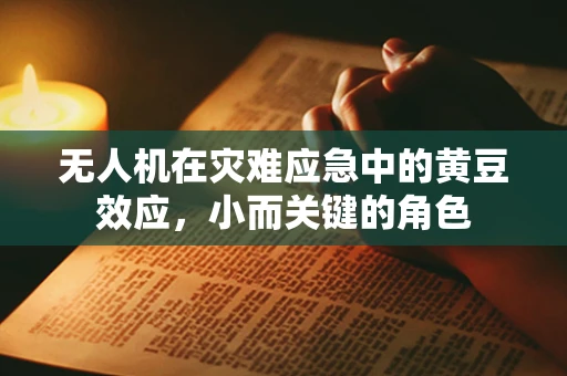 无人机在灾难应急中的黄豆效应，小而关键的角色