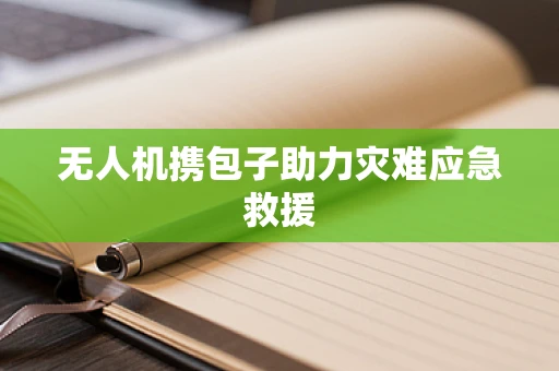 无人机携包子助力灾难应急救援