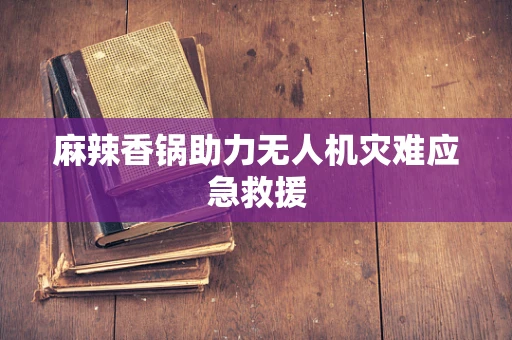 麻辣香锅助力无人机灾难应急救援