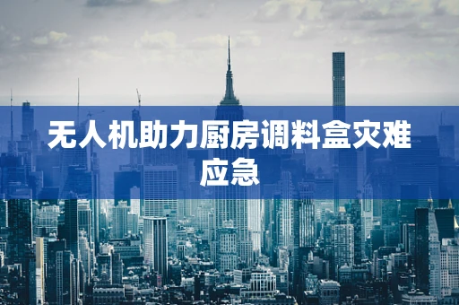 无人机助力厨房调料盒灾难应急