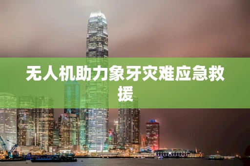 无人机助力象牙灾难应急救援