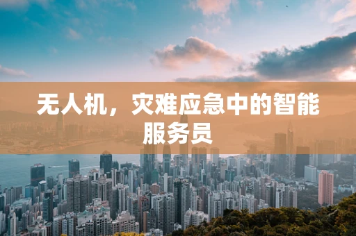 无人机，灾难应急中的智能服务员