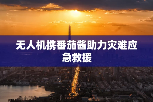无人机携番茄酱助力灾难应急救援