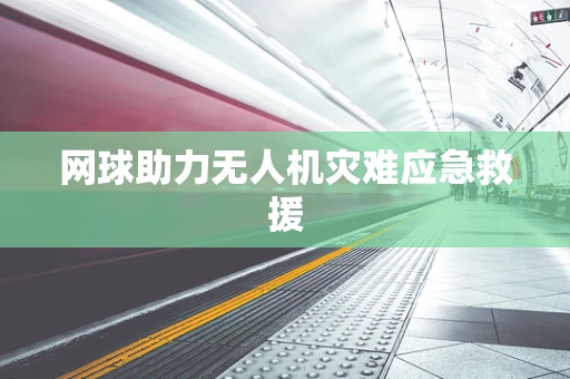 网球助力无人机灾难应急救援