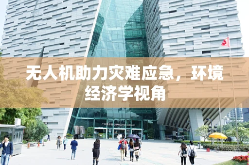 无人机助力灾难应急，环境经济学视角