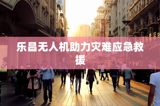 乐昌无人机助力灾难应急救援