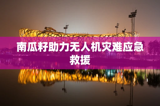 南瓜籽助力无人机灾难应急救援
