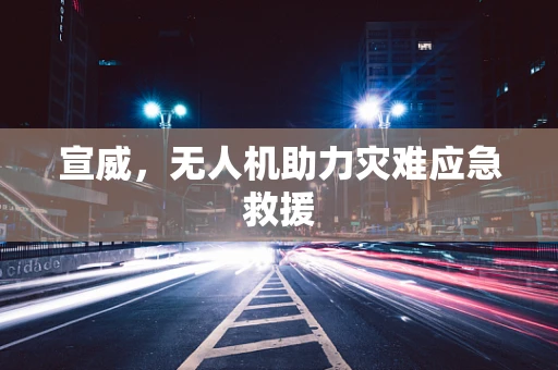 宣威，无人机助力灾难应急救援