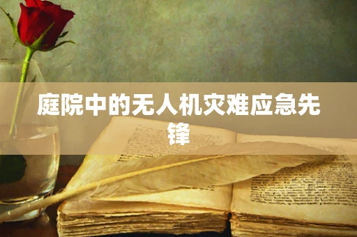 庭院中的无人机灾难应急先锋