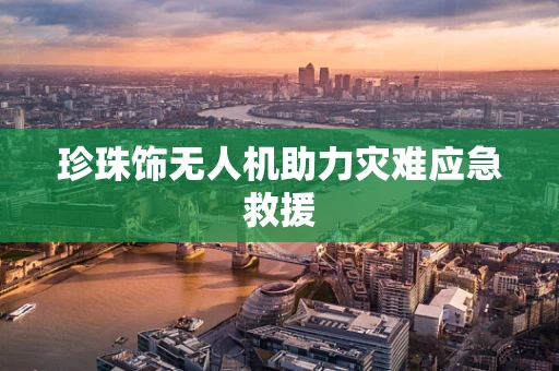 珍珠饰无人机助力灾难应急救援