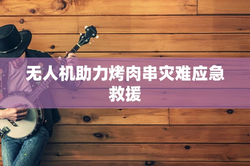 无人机助力烤肉串灾难应急救援