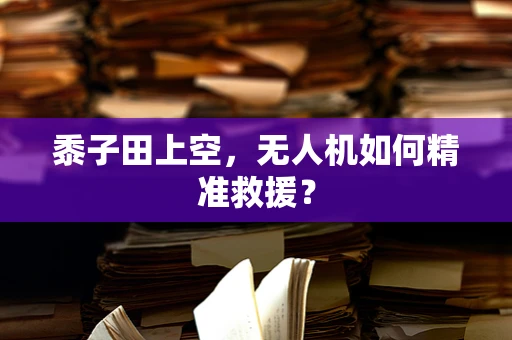 黍子田上空，无人机如何精准救援？