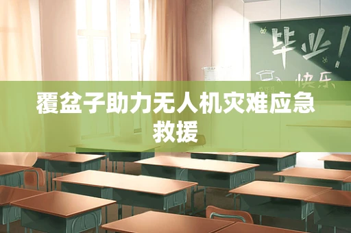 覆盆子助力无人机灾难应急救援