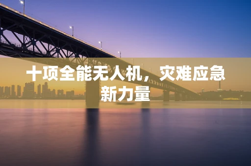 十项全能无人机，灾难应急新力量