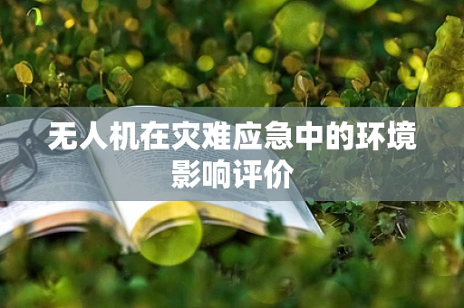 无人机在灾难应急中的环境影响评价
