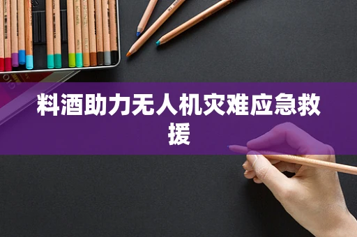料酒助力无人机灾难应急救援