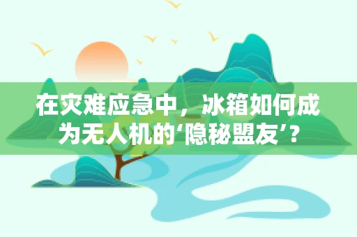 在灾难应急中，冰箱如何成为无人机的‘隐秘盟友’？