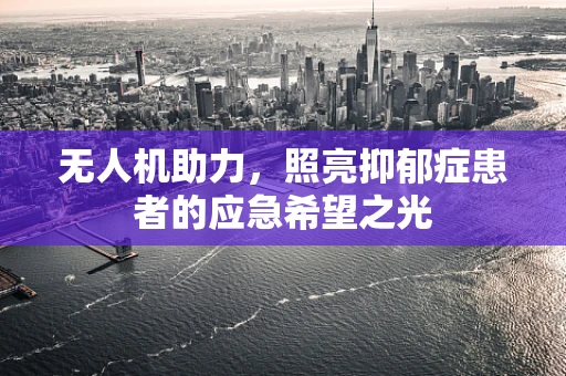 无人机助力，照亮抑郁症患者的应急希望之光