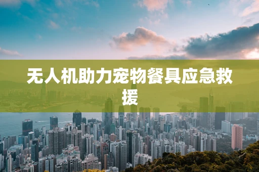 无人机助力宠物餐具应急救援