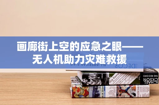 画廊街上空的应急之眼——无人机助力灾难救援