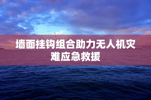 墙面挂钩组合助力无人机灾难应急救援