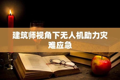 建筑师视角下无人机助力灾难应急