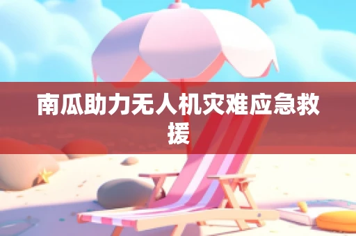 南瓜助力无人机灾难应急救援
