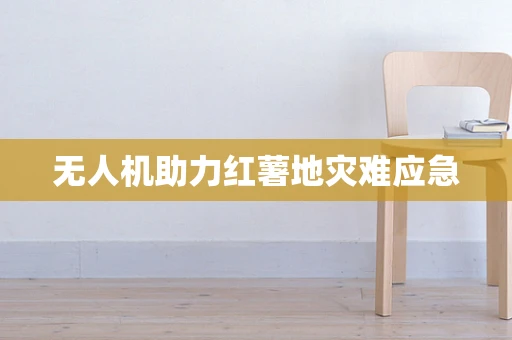 无人机助力红薯地灾难应急