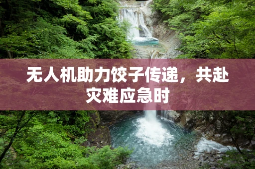 无人机助力饺子传递，共赴灾难应急时
