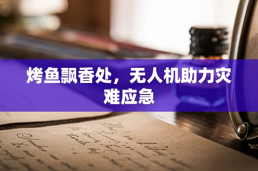 烤鱼飘香处，无人机助力灾难应急