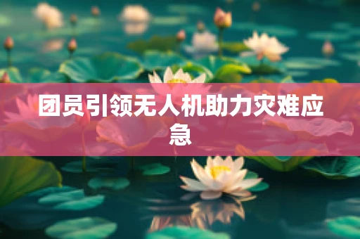 团员引领无人机助力灾难应急