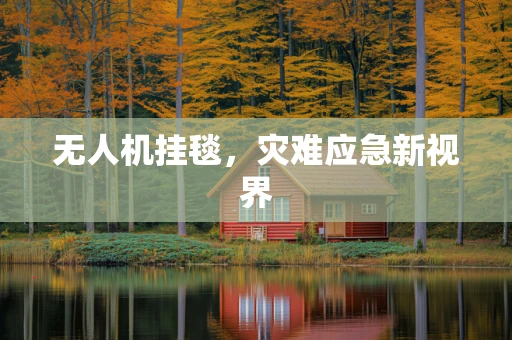 无人机挂毯，灾难应急新视界