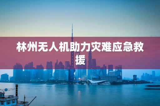 林州无人机助力灾难应急救援