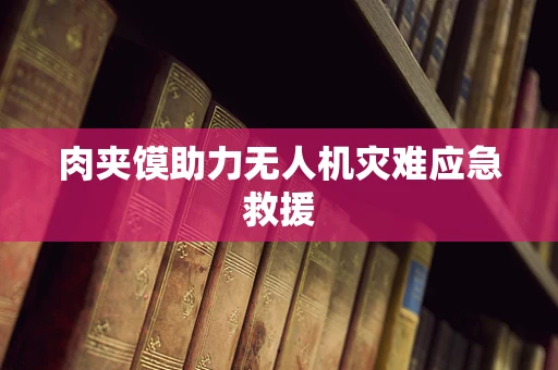 肉夹馍助力无人机灾难应急救援