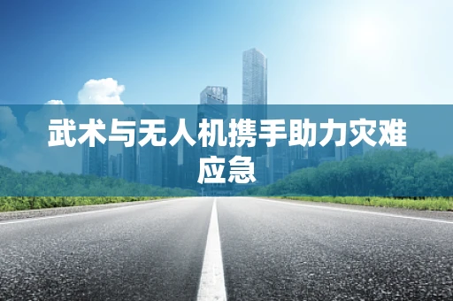 武术与无人机携手助力灾难应急
