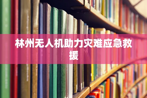 林州无人机助力灾难应急救援