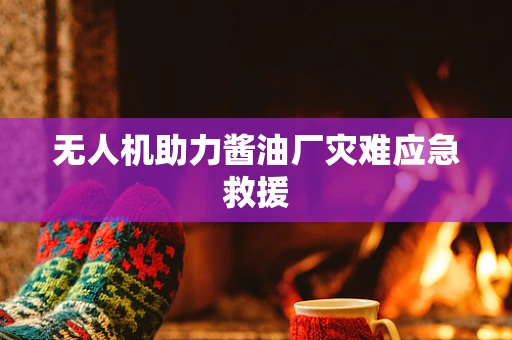 无人机助力酱油厂灾难应急救援