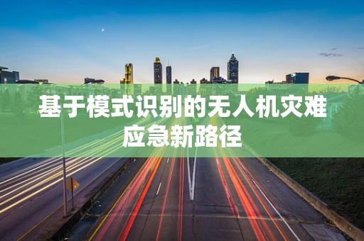 基于模式识别的无人机灾难应急新路径