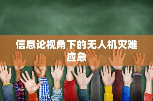 信息论视角下的无人机灾难应急