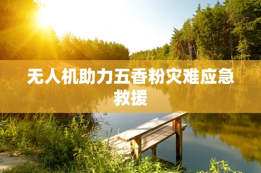 无人机助力五香粉灾难应急救援