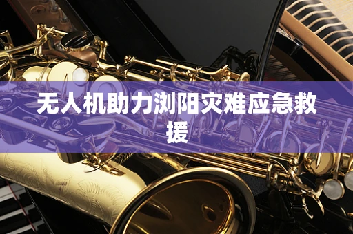 无人机助力浏阳灾难应急救援